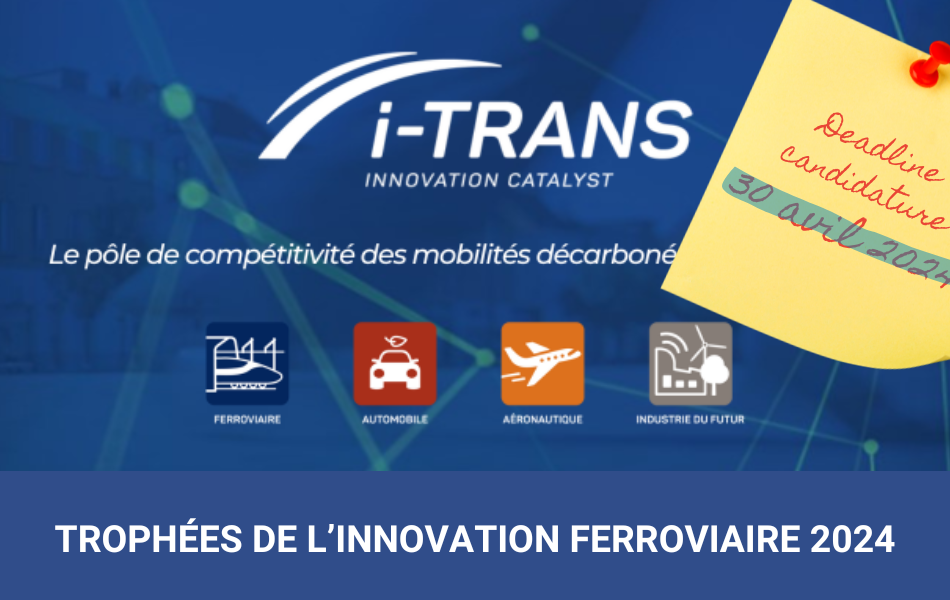 Visuel i-trans Trophée de l'innovation ferroviaire
